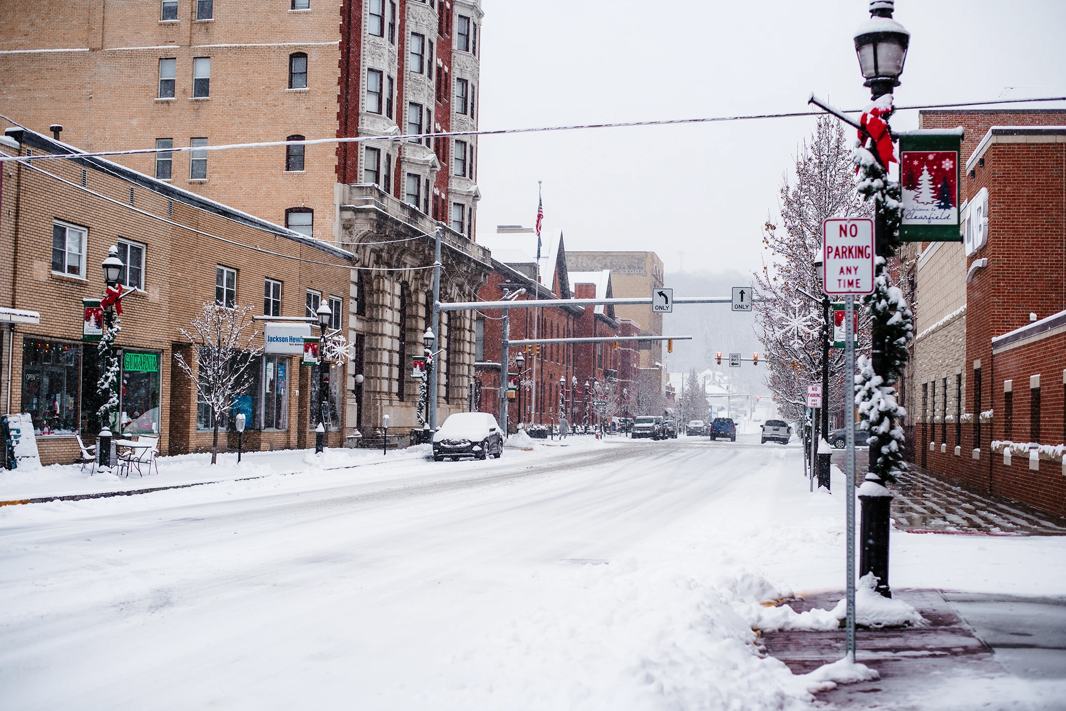 Winter downtown